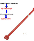 Rear Adjustable Track Bar For GM SUVs 2007 2014 Suburban 1500 2500 Tahoe Yukon Avalanche Escalade Built Tough Steel With Red Powder Coat Panhard Rod Compatible Suspension Upgrade For Off Road Strength, red steel bar with hardware