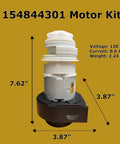 Replacement Dishwasher Circulation Pump Motor With O Rings For Frigidaire Kenmore Crosley Kelvinator 7.62x3.87 inches