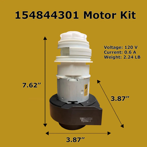 Replacement Dishwasher Circulation Pump Motor With O Rings For Frigidaire Kenmore Crosley Kelvinator 7.62x3.87 inches