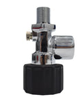 4500 PSI High Pressure Dive Tank Valve For PCP Paintball Fill Station With Stainless Steel Body M18x1.5 Thread G5/8 Outlet Sealing Ring