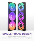 Solid 360 Mm Aio Cpu Cooler Offering Punchy Rgb Vibes For Competitive Gamers Demanding Beastly Chip Temperatures And Straightforward Setup Without Any Messy Wire Clutter, showcasing dual RGB fans in a sleek frame.