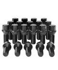BMW 14x1.25 Lug Bolts Black Beefed Up 20 Pack 28mm Shank Conical Seat for 2014 And Newer Series and X Models