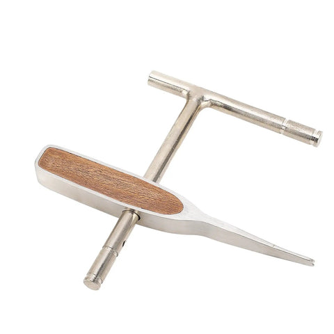Stainless Steel Manual Wire Clamp Tool For Home Auto Pipeline And Industrial Repairs Heavy Duty Wire Gripper For Securing Parts And Holding Materials Steady During Assembly To Prevent Slippage And Ease Tightening, stainless steel with wood grip