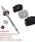 Dope C7 Ballscrew Kit With SFU1605 250 To 2000 Mm Length Plus BK BF End Supports And Couplers For High Speed CNC Router Build Ready To Rock SFU1204 set with ballscrew, nut housing, BK10 BF10 support and coupler