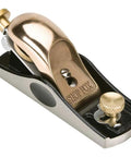 Beefy 6 Inch Block Plane With 1-5/8 Inch Wide Blade, Bronze And Cast Iron Build, Adjustable Throat Opening For Precise Shavings