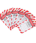 6 Pack Industrial Lockout Tags And Safety Labels For Equipment Repair Built To Take A Beating Compliance Lockout