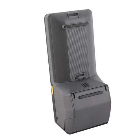 Rear view of NFC Barcode Scanner With 5.0 Inch Touchscreen, 5G WiFi And 4G LTE, Handheld POS for cafes and food trucks.