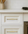 1 Pack Beefy 18 Inch Hole Center Appliance Pulls Champagne Bronze Cabinet Handles Solid Heavy Duty Honey Bronze Traditional Style on drawer