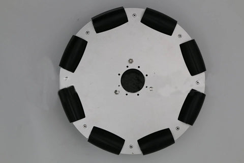 5-inch omnidirectional mecanum wheel with aluminum hub