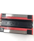 Beefy 500mm Long 25mm Linear Rail Guide Kit With HGR25 Rail And Two HGH25CAZAC Square Rail Blocks Preload Precision Heavy Load Support Ultra Smooth Glide For Precise Motion In CNC Automation And Bench Projects, single HGH25CAZAC block close-up