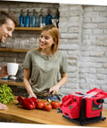 Top Shelf Electric Knife Sharpener For Kitchen Blades And Drill Bits Quick Multi Function Tool With Compact Build For Scissors Cleavers And Razor Edges Works Like A Dream Daily on a kitchen counter with vegetables.