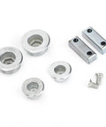 Smooth Quiet Shoe Cabinet Hinge Kit For Drawers And Doors, assorted steel components and mounting hardware displayed.