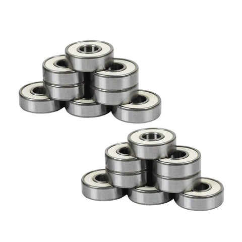 Pro Setup ABEC Nine Slick Spin Roller Hockey Bearings And Inline Skate Wheel Spacers stacked bearings showing precision craft for high speed.