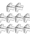 Corner Protectors For Safety On Furniture And Sofas, Thickened PVC Table Edge Guards Set Of 10, Tool Free Installation, Soft Protective Guards