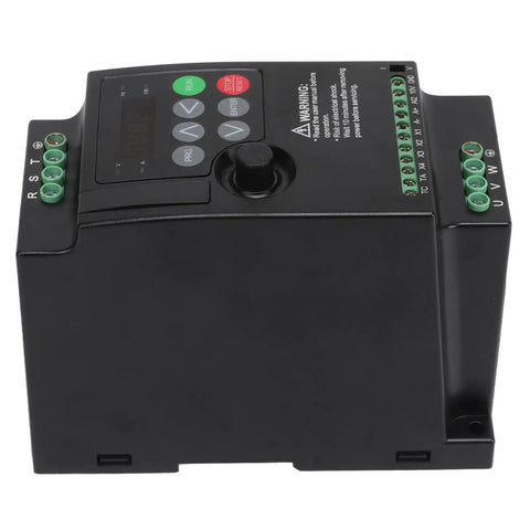 Three Phase VFD Inverter For 2.2KW Motors Built For Industrial Use 380 400V Input 380V Output Speed Controller For Heavy Duty Equipment Copper Aluminum Housing Durable Variable Frequency Drive with keypad