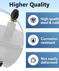 Rock Solid M14 E Bike Hub Motor Nut Set For 250W To 500W Electric Scooters showing high-quality steel and rubber components.