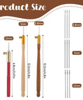 Fully Loaded Embroidery Crochet Hook Kit With Wood Handle Nine Needles And Hooks For Beading Tambour And Latch Projects
