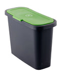 9 liter portable bin from All-In-One Backyard Compost Kit With 48 Gallon Tumbler, 12 Gallon Wheeled Cart, 3 Rolls Corn Bags, Plant Caddy