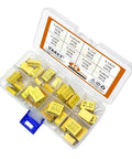 Prototyping Ready Safety Capacitor Kit Must Have For Electronics, 275VAC X2 Polypropylene Film, 40 Piece Set in Labeled Case