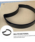 Crescent Moon Paver Molds For DIY Garden Pathway And Patio Paving Moon Shaped Floor Molds Durable ABS Plastic