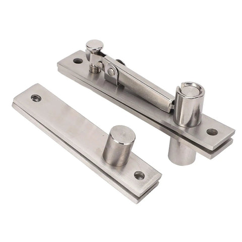 Stainless Steel Pivot Hinge With 360 Degree Rotation And 300 Lbs Load Bearing Concealed Door Hinge With Adjustable Extension