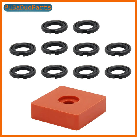 10 Sets 1/2 Inch Impact Wrench Retaining Ring Clips With O Ring And Anvil Install Tool For 1/2 Inch Square Drive Sleeves