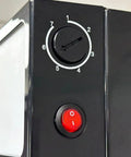 Commercial Upright Showcase Freezer 6.5 Cu Ft control panel with digital dial and temperature indicator light.