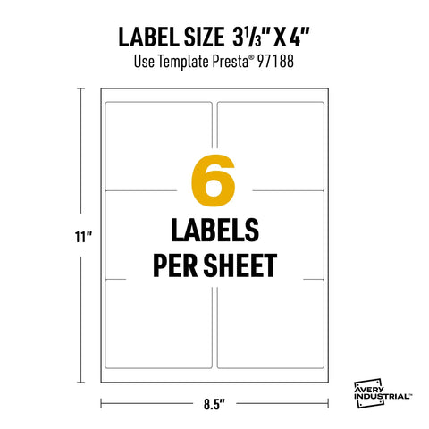 Heavy Duty Waterproof GHS Labels Built Tough For Rough Daily Grind White Rectangle Sheets With Laser Printers 300 Count Oil Chemical Uv Resistant Badass Coverage