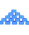 200 Pcs 10mm Pigeon Leg Clip Rings for Poultry Foot Identification Easy Install No Fuss Lightweight and Reusable Blue Set stacked