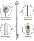 Heavy Duty 2 Pack 100N Gas Struts Shocks Lid Support for Cabinets Toy Boxes Truck Doors, detailed view and features