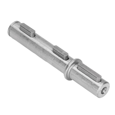 Tough As Nails Alloy Steel Output Shaft 18mm Diameter And 128mm Length For Heavy Duty Power Transmission, angled view