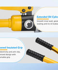 8 Ton Hydraulic Flange Spreader Portable Manual Flange Splitter Tool showing oil cylinder and insulated grips details