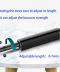 Real Deal Touch To Open Cabinet Hardware, Heavy Duty Spring Loaded Magnetic Door Catches, Handle Free Cupboard Latches, Smooth Glide Buffer Set For Pantries And Doors adjustable length core on marble surface