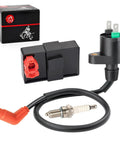 Rugged Ignition Coil Igniter CDI Box Kit For FourTrax 300 TRX300 TRX300FW ATV 1994 1995 1996 1997 2x4 4x4 Replacement OEM Style Easy Install