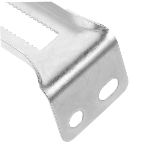 Close-up of metal bracket from 1Set Bifold Door Hardware Kit for Sliding Doors With Roller Replacement Parts and Durable Track System.