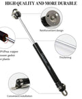 Six Pack 100N Gas Struts for 10 Inch Cabinet Doors Cabinet Shocks and Lift Supports with Round Mounting Plates Screws Included Pneumatic Door Lift