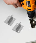 Installing stainless steel folding butt cabinet hinges with silent operation and adjustable functionality 4 pack 180 degree swing