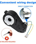 24V High Torque Ride On Motor Upgrade 40000RPM With Gearbox For Kids Electric Cars And ATVs Replacement RS555 Drive Engine wiring design