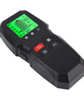 YDuupxe Wall Scanner 5 in 1 Wood Metal Wire Detection Tool with green display and buttons, handheld design for easy use.
