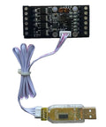 Plug And Play PLC Transistor Output Module With Six In And Four Out FX1N10MT Style Industrial Control Board DC 10 To 28 Volt Power Supply Includes Program Cable For Quick Setup And Reliable Automation, with USB cable