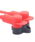 10 Pack Silicone Terminal Covers For Battery Studs And Power Junction Blocks, Fits 10 To 2 AWG Wire, 5 Red Pair Covers