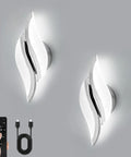 Battery Operated Wall Sconces Set of 2, Dimmable LED Wall Light with Remote, showing sleek design and included remote control.
