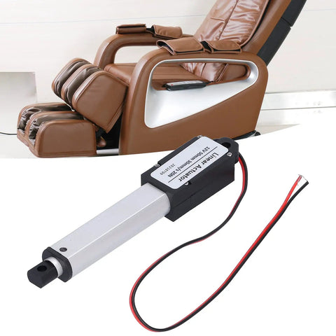 12V DC Linear Actuator With 50mm Stroke And 30 mm Per Second Speed, 20N Load Capacity near recliner, compact and durable design