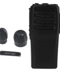 Repair Housing Cover Kit For DEP-450 DP1400 Two Way Radio Walkie Talkie Includes Front Cover, Knob, And Label In Color Variants