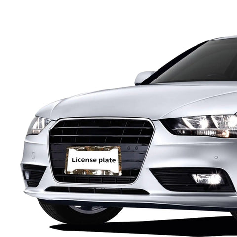 Hunting Deer License Plate Frame 2 Pack Universal Aluminum Tag Holder 12.3 X 6.3 Inches Car Accessories Decor With Screws