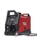 Square Wave 205 TIG Welder K5613 1 Portable TIG And Stick Welder for hobbyists, shown with attached handle and front panel controls.