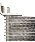 Heavy Duty Transmission Oil Cooler Kit For Ford E150 And E250 4.6L Engines Models From 2008 To 2014 Built To Rock Industry Specs To Keep Your Ride Cool Under Pressure, silver aluminum cooler