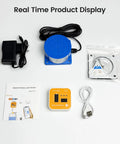 Components of Smart WiFi Water And Oil Tank Level Sensor With Remote Alarm Monitor For Home Use, Ultrasonic Tank Gauge With Tuya Smart Life App Control