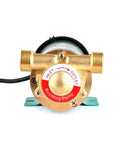 Front view of Home Shower Water Pressure Booster Pump 115V 60Hz Three Quarter Inch Outlet 90W Auto Boost Pump with Flow Switch