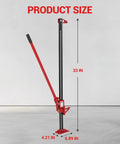 3 Ton Heavy Duty Farm Jack With 33 Inch Lift Range From 6 To 60 Inches Ratcheting Off Road Utility Bumper Jack for Tractor SUV ATV UTV